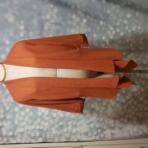 89th & Madison Pumpkin Cardigan